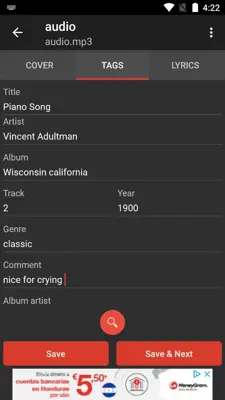 Zortam Mp3 Tag Editor android App screenshot 8